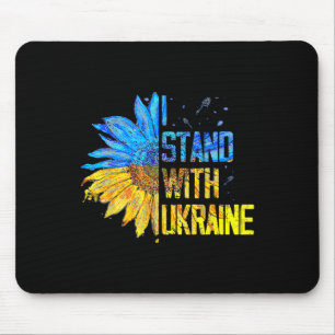 Ich stehe mit der Ukraine 2025 Shirts Ukrainische  Mousepad