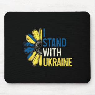 Ich stehe mit der Ukraine 2025 Shirts Ukrainische Mousepad