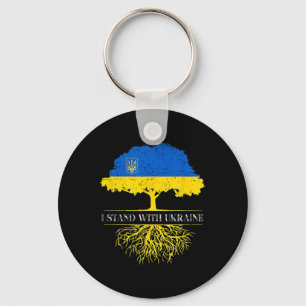 Ich stehe mit der Ukraine 2025 Shirts Ukrainische Schlüsselanhänger