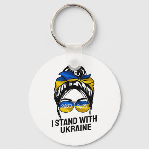 Ich stehe mit der Ukraine 2025 Shirts Ukrainische  Schlüsselanhänger