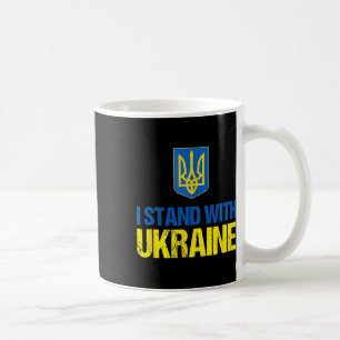 Ich stehe mit der Ukraine Amerikanische Unterstütz Kaffeetasse