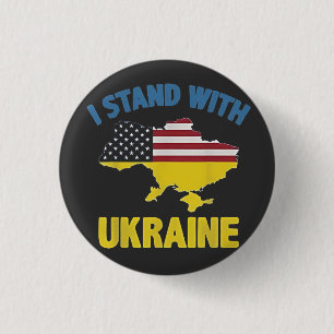 Ich stehe mit der Ukraine Button