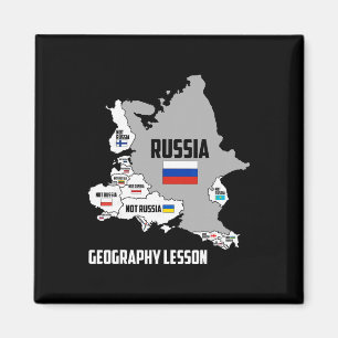 Ich stehe mit der Ukraine Europa Karte nicht Russl Magnet