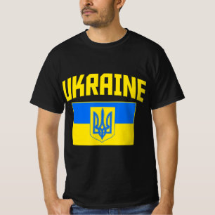 Ich stehe mit der Ukraine in Bedrängnis, die Hand T-Shirt
