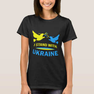 Ich stehe mit der Ukraine in Verbindung, die gegen T-Shirt