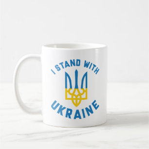 Ich stehe mit der Ukraine Kaffeetasse