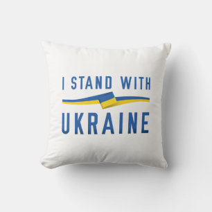 Ich stehe mit der Ukraine Kissen