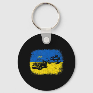 Ich stehe mit der Ukraine Spaß ukrainischen Bauer Schlüsselanhänger