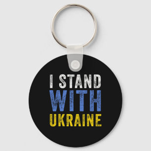 Ich stehe mit der Ukraine, stoppt Putin, stoppt de Schlüsselanhänger