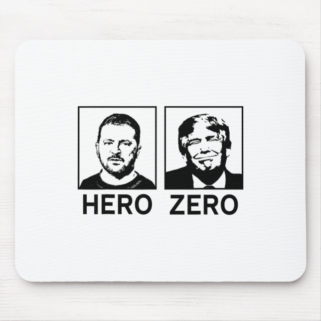 Ich stehe mit der Ukraine Ukrainischer Held Zero S Mousepad (Vorne)