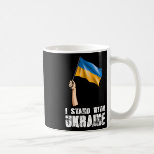 Ich stehe mit der Ukraine Ukrainischer Stolz 1  Kaffeetasse