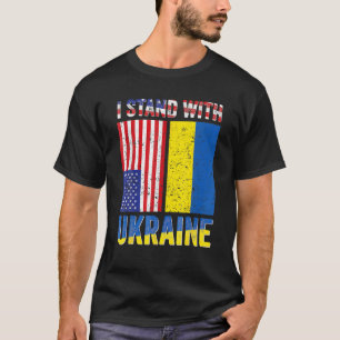 Ich stehe mit der Ukraine und unterstütze die ukra T-Shirt