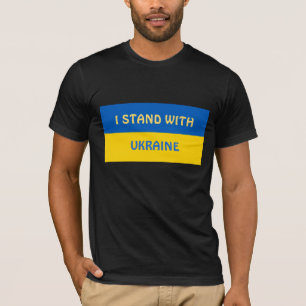 Ich stehe mit der Ukraine Unterstützung T-Shirt
