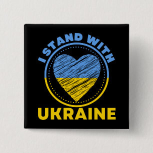 ICH STEHE MIT DER UKRAINE ZUSAMMEN - UNTERSTÜTZUN BUTTON