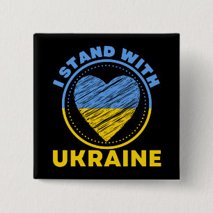 ICH STEHE MIT DER UKRAINE ZUSAMMEN - UNTERSTÜTZUNG BUTTON