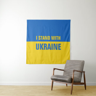Ich stehe mit der ukrainischen Tapestry Wandteppich