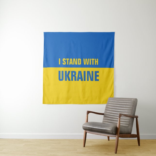 Ich stehe mit der ukrainischen Tapestry Wandteppich (Beispiel)