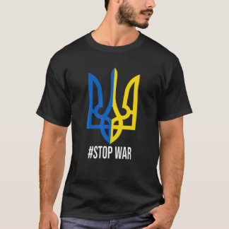 Ich stehe mit der Unterstützung der Ukraine durch  T-Shirt