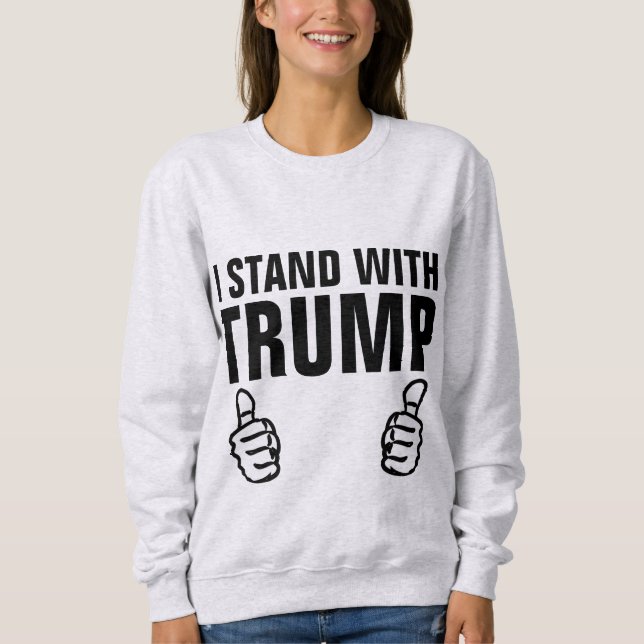 ICH STEHE MIT DONALD TRUMP-T - Shirt (Vorderseite)