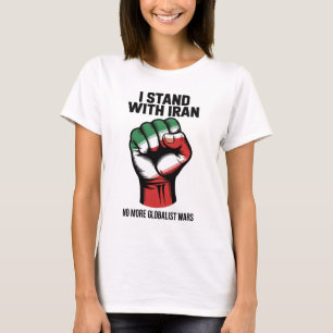 Ich stehe mit Iran Anti-Kriegs-T-Shirt T-Shirt