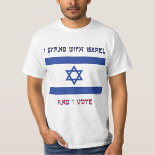 Ich stehe mit Israel T-Shirt