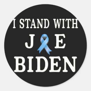 Ich stehe mit Joe Runder Aufkleber