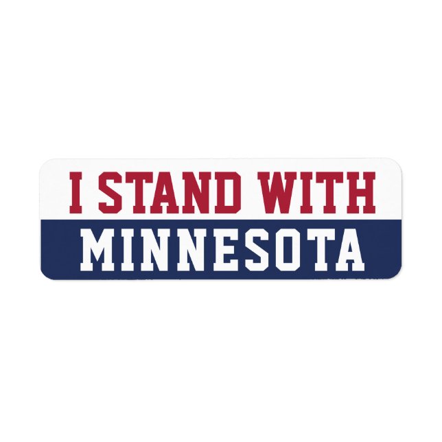 Ich stehe mit Minnesota  (Vorne)