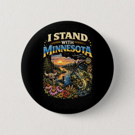 Ich stehe mit Minnesota Button