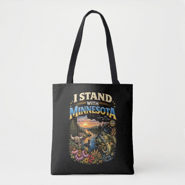 Ich stehe mit Minnesota Tasche (Vorderseite)