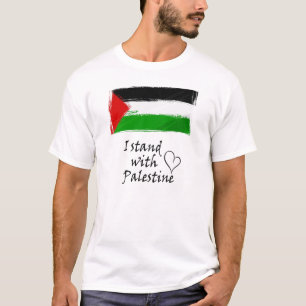 Ich stehe mit Palästina T-Shirt