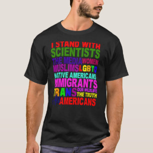 Ich stehe mit Shirt durchhalten widerstehen Protes