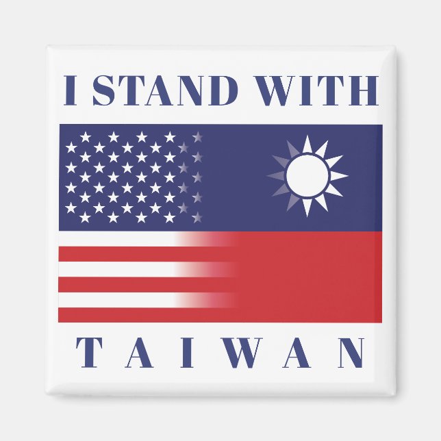 Ich stehe mit Taiwan Magnet (Vorne)