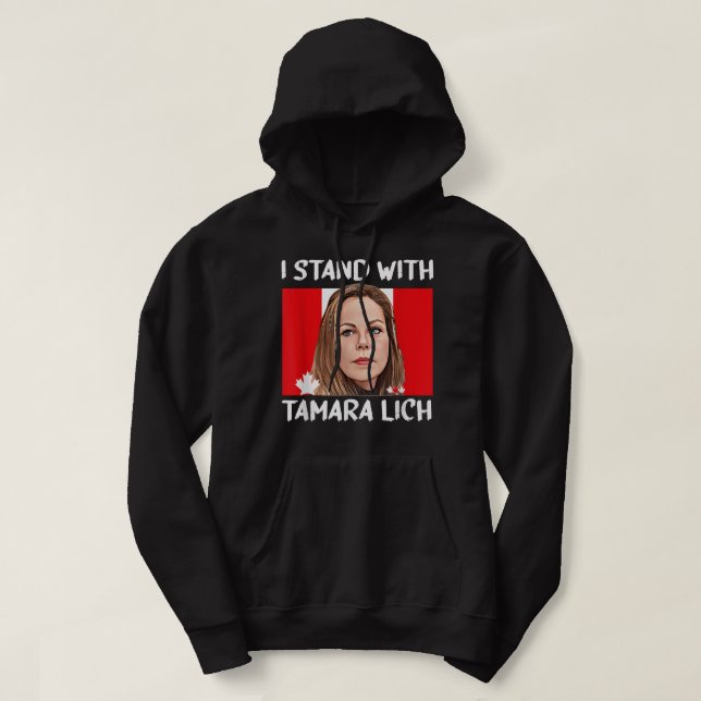 Ich stehe mit Tamara Lich Canada Freedom Convoy tr Hoodie (Design vorne)