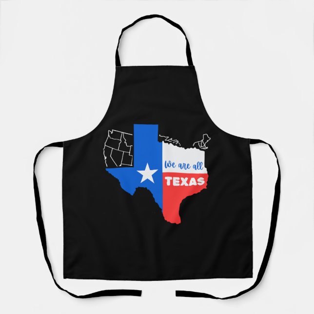 Ich stehe mit Texas Schürze (Vorderseite)