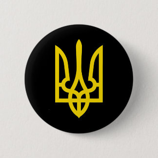 Ich stehe mit Ukraine Shirt Ukraine Flagge Unterst Button