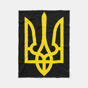 Ich stehe mit Ukraine-Shirt Ukraine-Flagge Unterst Fleecedecke
