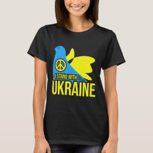 Ich stehe mit Ukraine-Shirt Ukraine-Flagge Wolodym T-Shirt