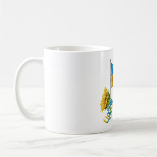 Ich stehe mit Ukraine Slogan Ukraine Unterstützer  Kaffeetasse