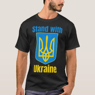 Ich stehe mit Ukraine T-Shirt Ich unterstütze die
