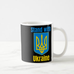 Ich stehe mit Ukraine T-Shirt, ich unterstütze Ukr Kaffeetasse