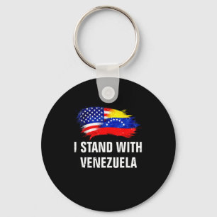 Ich stehe mit Venezuela für Gleichheitsflagge Schlüsselanhänger
