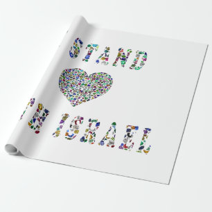 Ich stehe zu Israel Geschenkpapier
