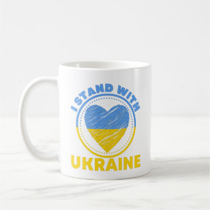 ICH STEHE ZU UKRAINE - UNTERSTÜTZUNG KAFFEETASSE