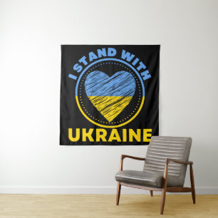ICH STEHE ZU UKRAINE - UNTERSTÜTZUNG WANDTEPPICH