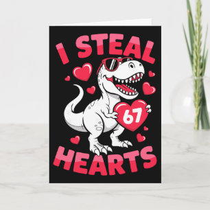 Ich stehle 67 Herzen Lustiger 67. Valentinstag Din Karte