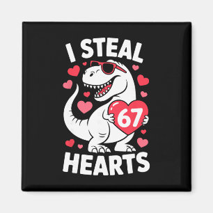 Ich stehle 67 Herzen Lustiger 67. Valentinstag Din Magnet