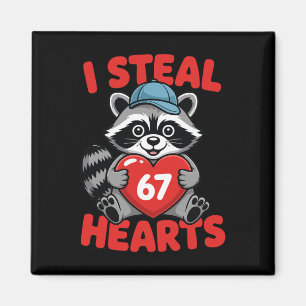Ich stehle 67 Herzen Lustiger 67 Valentinstag Wasc Magnet
