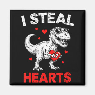 Ich stehle Herzen 67 Valentinstag 67 Meme 6 7 T-re Magnet