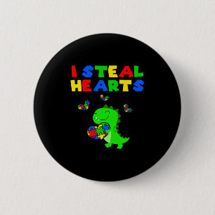 Ich stehle Herzen Puzzle Monat der Aufklärung über Button