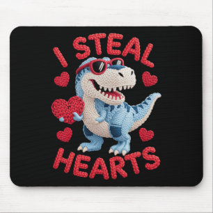 Ich stehle Herzen Süße Dinosaurier-Kleidung Für Ki Mousepad